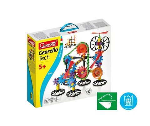 Obrázek produktu: Stavebnice převodová Georello 3D Gear Tech 266 dílů, věk 5+