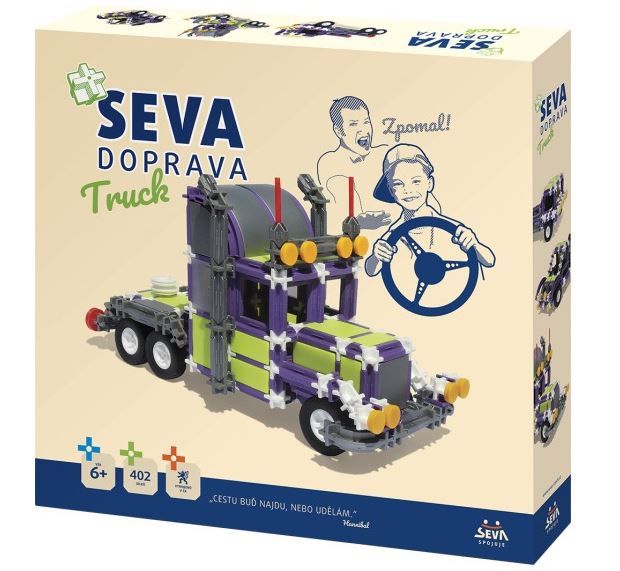 Stavebnice Seva Doprava Truck, 402 dílků