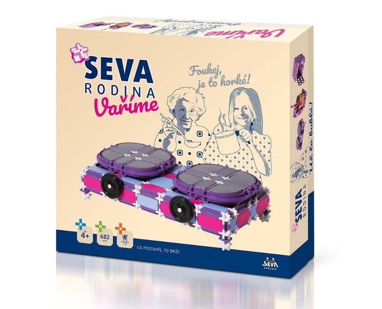 Seva Rodina Vaříme vařič+robot+mikrovlnná trouba 682 ks