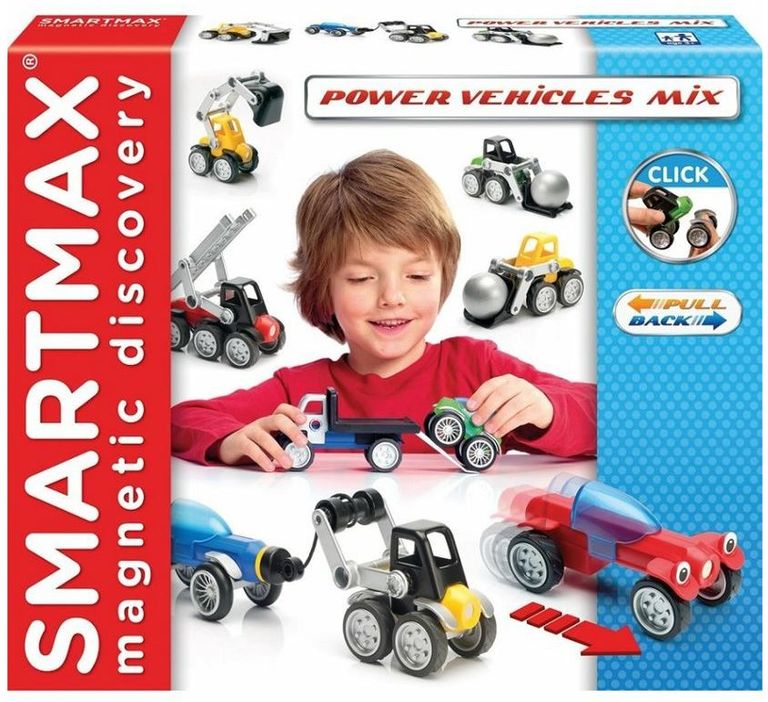 SmartMax magnetická stavebnice mix vozidel
