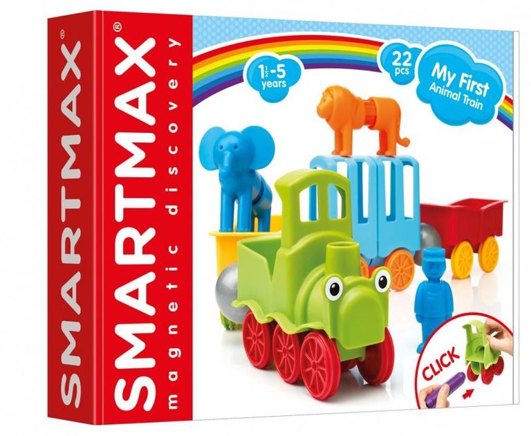 SmartMax - Můj první vláček se zvířátky - 22 ks
