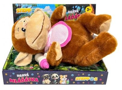 Obrázek produktu: STEPPOS Interaktivní opička s lahvičkou