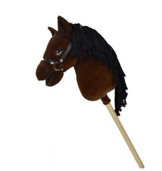 Steppos premium houpací koník Lucky tmavě hnědý 70 cm