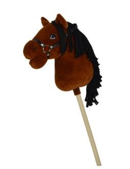 STEPPOS Premium Hobby horse Monty hnědý 70 cm se zvukem