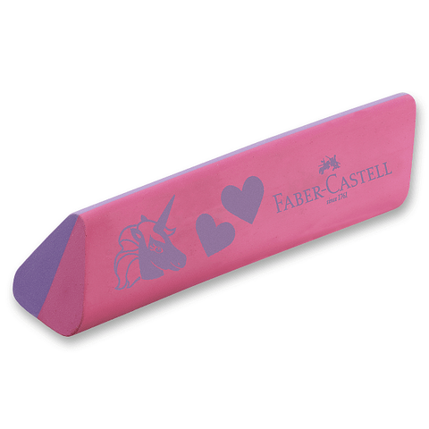 Obrázek produktu: Stěrací pryž Faber-Castell - Unicorn - růžovovfialová