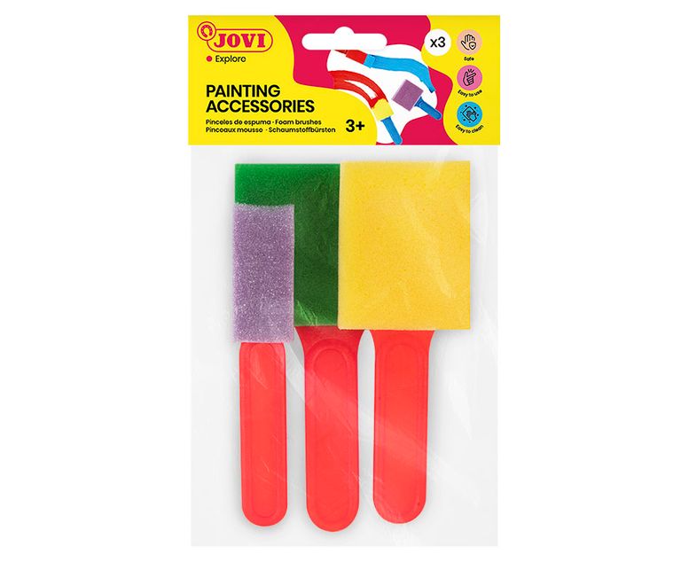 Štětce Jovi - pěnové velké - 3 kusy