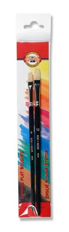 Obrázek produktu: Štětce Koh-i-noor - ploché, sada ( 8, 12 )