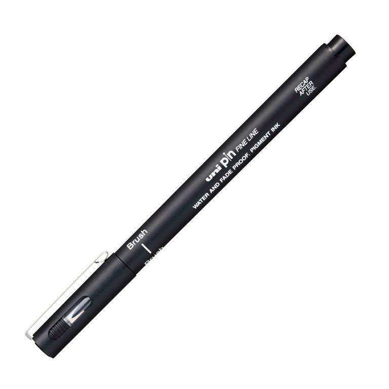 Liner UNI PINBR-200 liner štětcový černý UNI