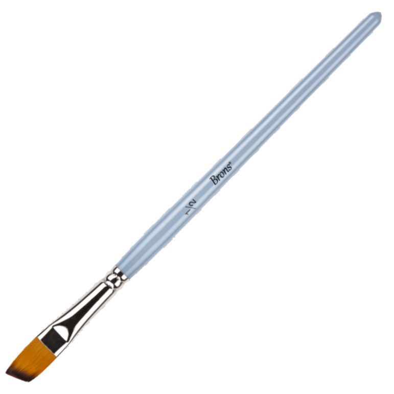 štětec BR Art syntetický plochý seříznutý 1/2 - 13 mm
