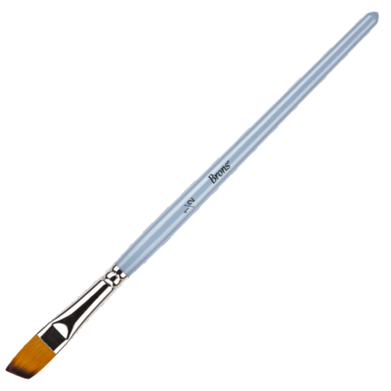 štětec BR Art syntetický plochý seříznutý 1/2 - 13 mm