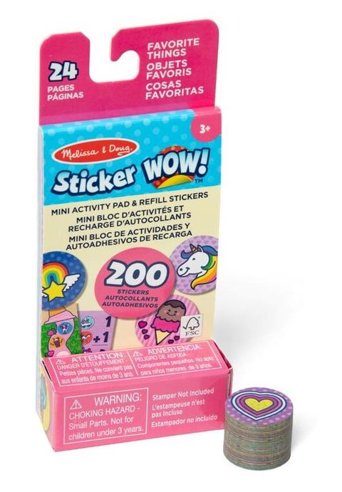 Obrázek produktu: Sticker WOW! MINI knížka s náplní do razítkovače- Veselé obrázky