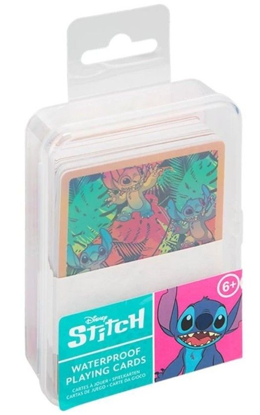 Stitch, hrací karty do vody