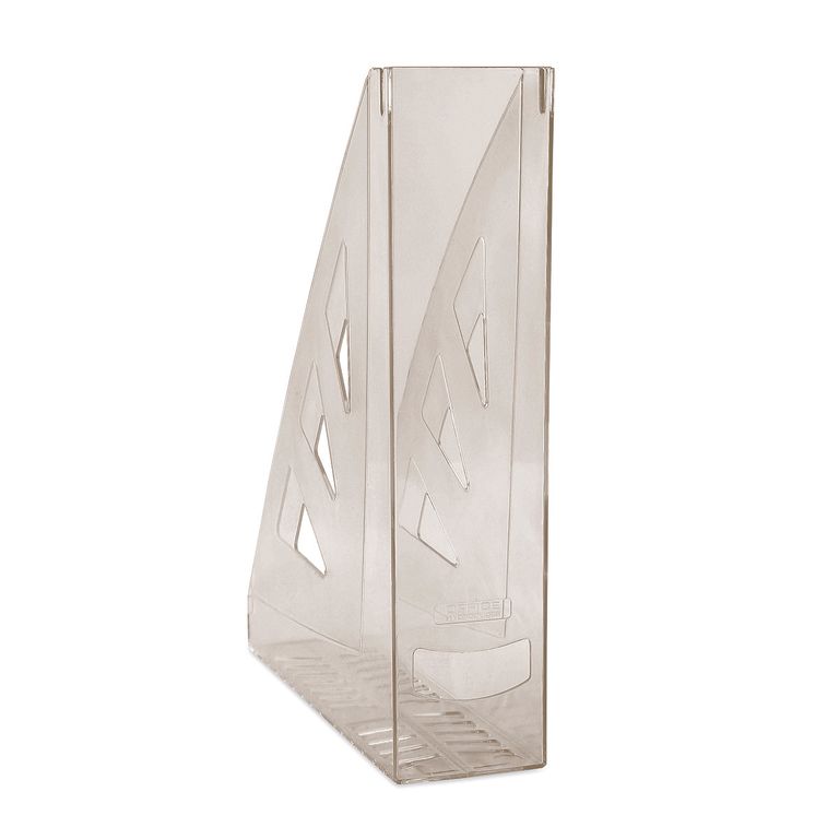 Stojan na časopisy A4 PS transparentní - kouřový