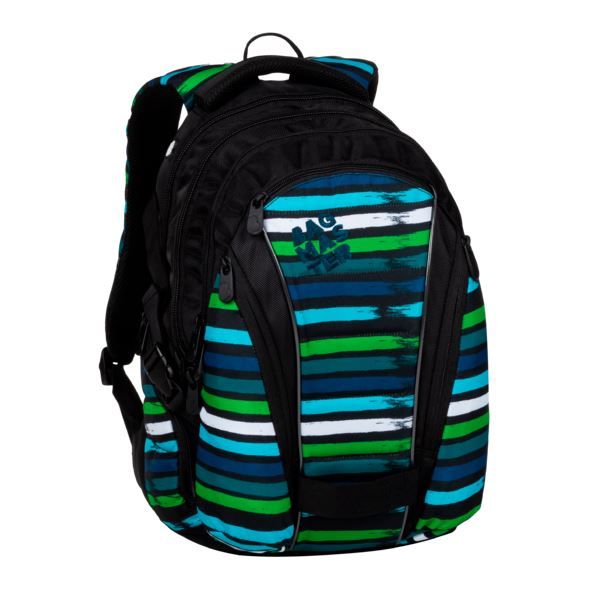 Školní batoh Bagmaster bag 20 c blue/green/black/white BagMaster