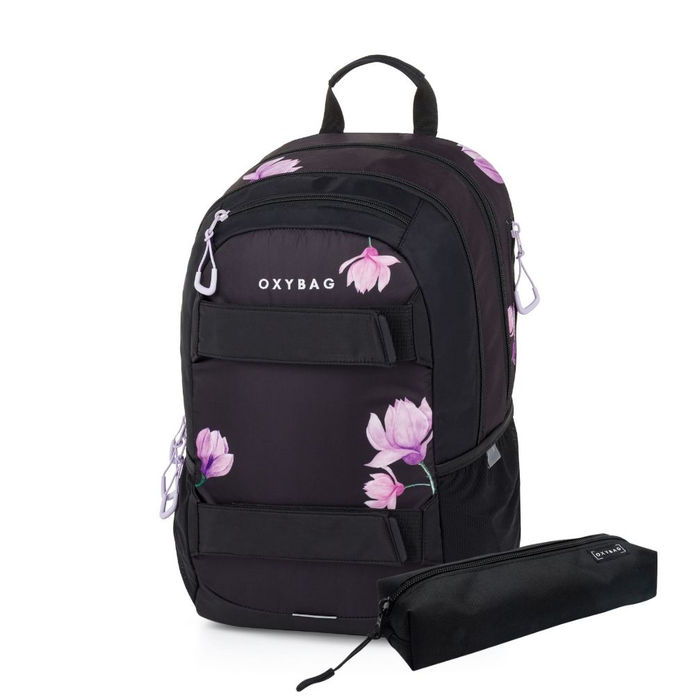 Studentský batoh + etueOXY SPORT Flowers