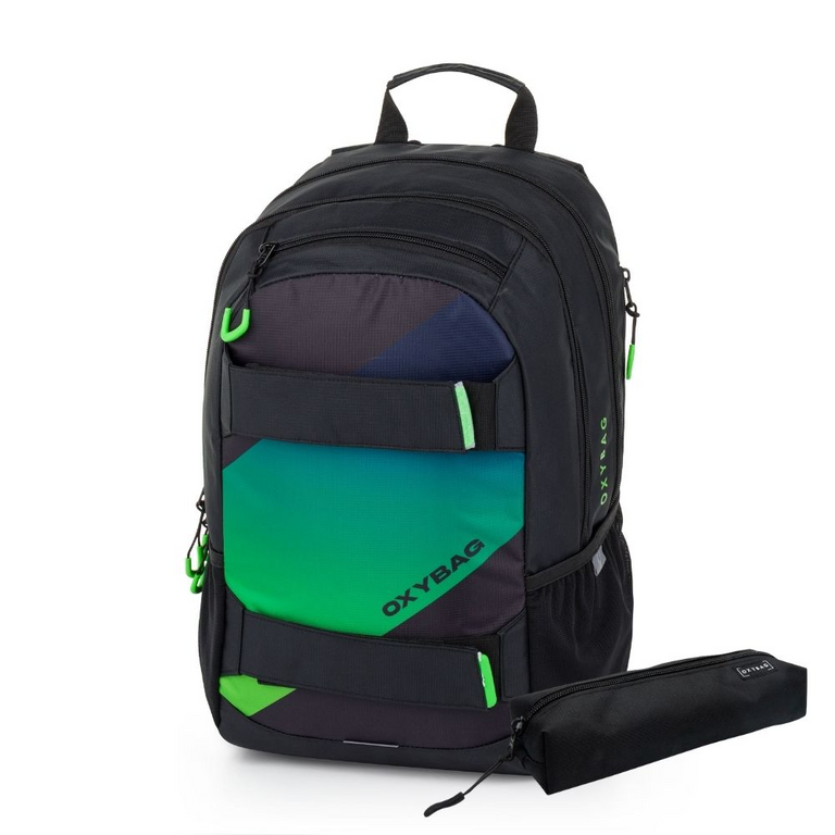 Studentský batoh + etueOXY SPORT Ombre boy