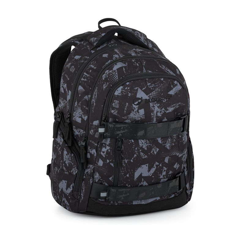 Levně Studentský batoh NOMAD – černo-šedý