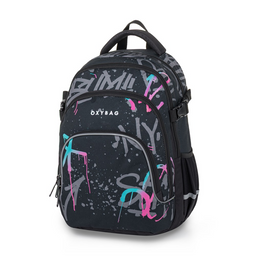Obrázek produktu: Studentský batoh OXY SCOOLER Grafitti Pink