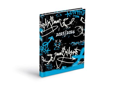 Obrázek produktu: Studentský diář 2025-2026 A6 - modročerný