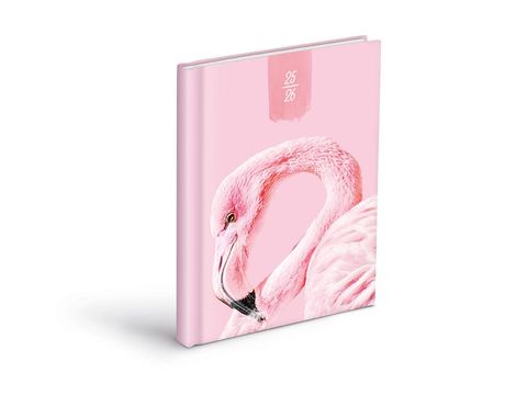 Obrázek produktu: Studentský diář 2025-2026 A6 - plameňák