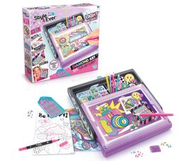 Obrázek produktu: Style4Ever Diamantové malování 3 v 1 - svítící kufřík