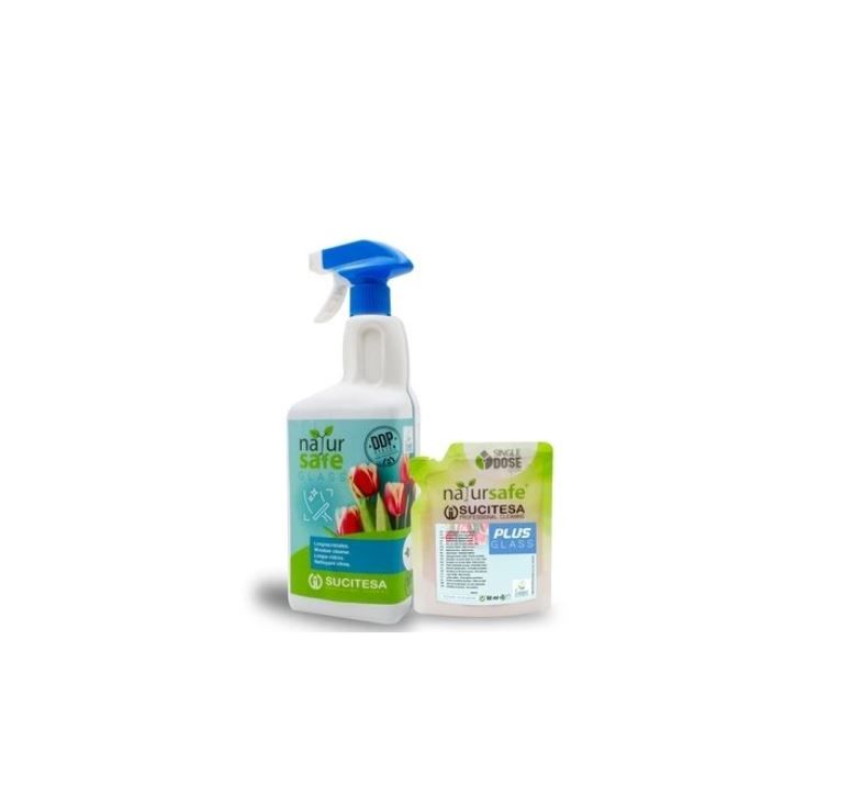 SUCITESA čistič oken sada 16 ks 50 ml sáčků + lahev - vanilka