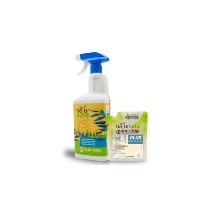 SUCITESA čistič povrchů sada 16 ks 50 ml sáčků + lahev