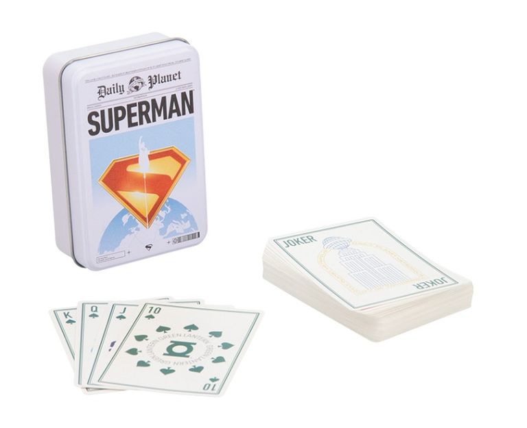 Superman Hracie karty (plechový box)
