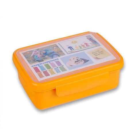 Obrázek produktu: Svačinový box Zdravá sváča - oranžový