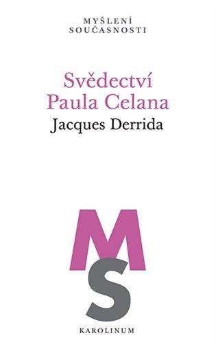 Obrázek produktu: Svědectví Paula Celana