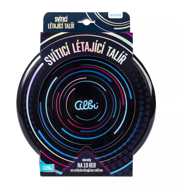 Svíticí létající talíř