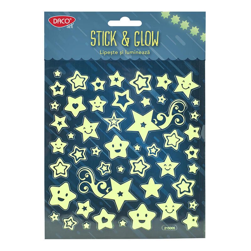 Svítící samolepky - Hvězdy
