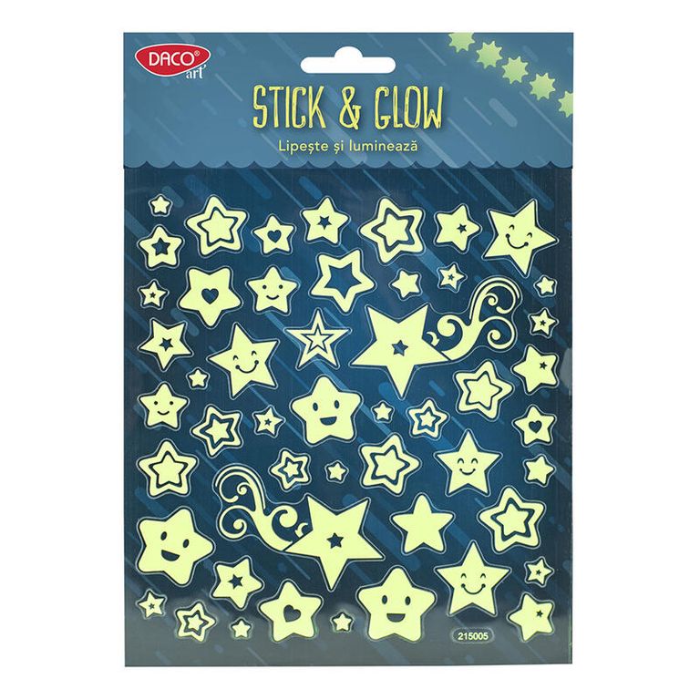 Svítící samolepky - Hvězdy