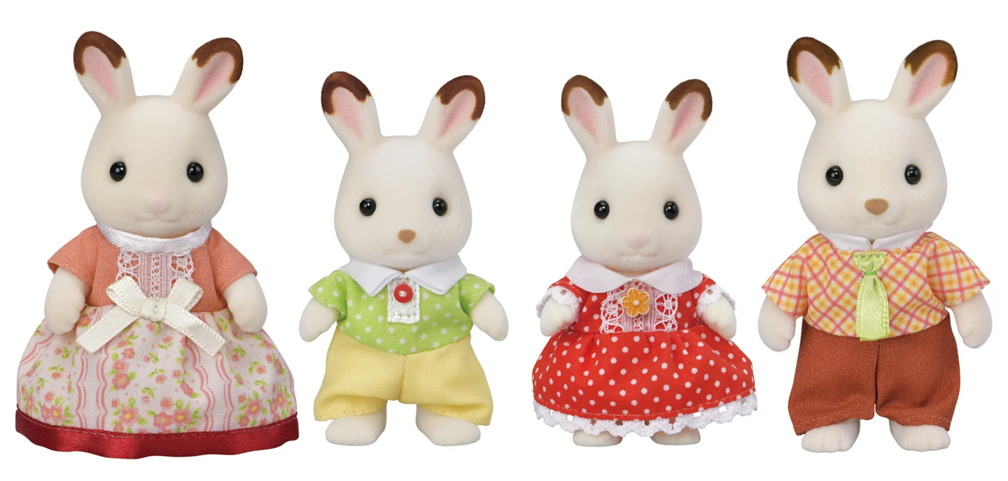 Sylvanian family Rodina "chocolate" králíků - nová
