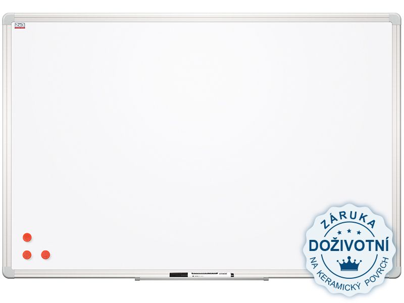 Tabule bílá magnetická s keramickým povrchem 100 × 150 cm