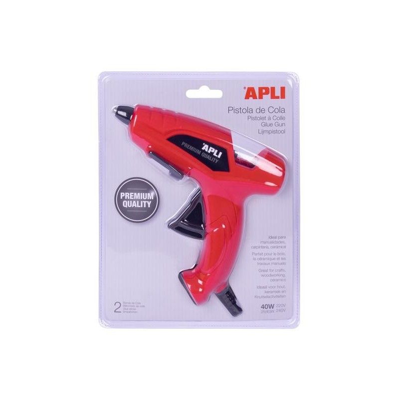 Tavná pistole APLI 40 W + 2 tavné tyčinky