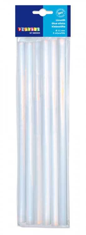 Obrázek produktu: Tavné tyčinky 6 ks, prům.11 mm - délka 25 cm