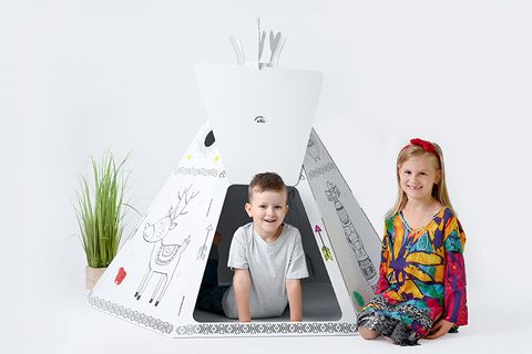 Obrázek produktu: Teepee k vybarvení kartonové