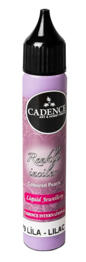 Tekuté perly Cadence Coloured Pearls, 25 ml - lilac, lila