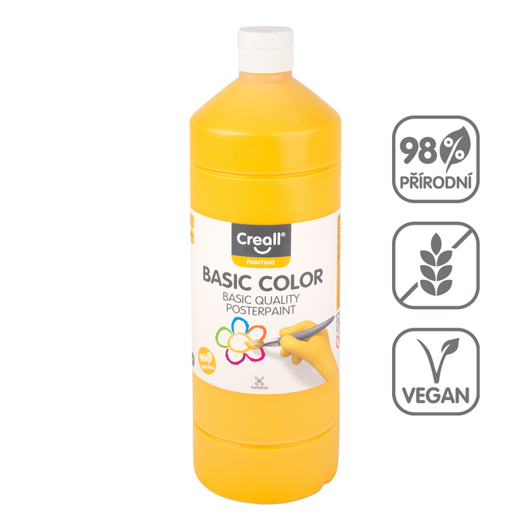 Temperová barva Creall - 1 L - tmavě žlutá