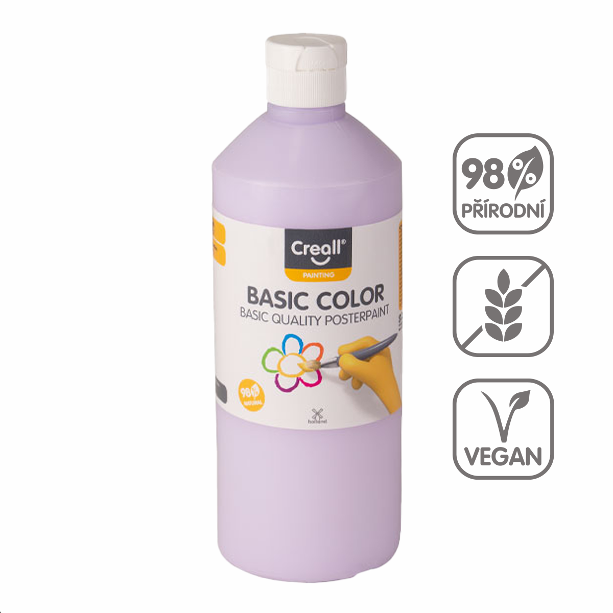 Temperová barva Creall 500 ml - pastelově fialová