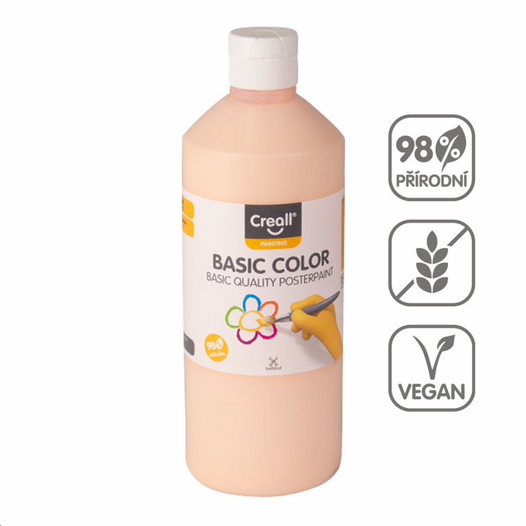 Temperová barva Creall 500 ml - pastelově oranžová