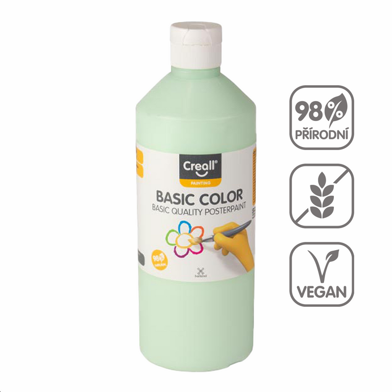 Temperová barva Creall 500 ml - pastelově zelená