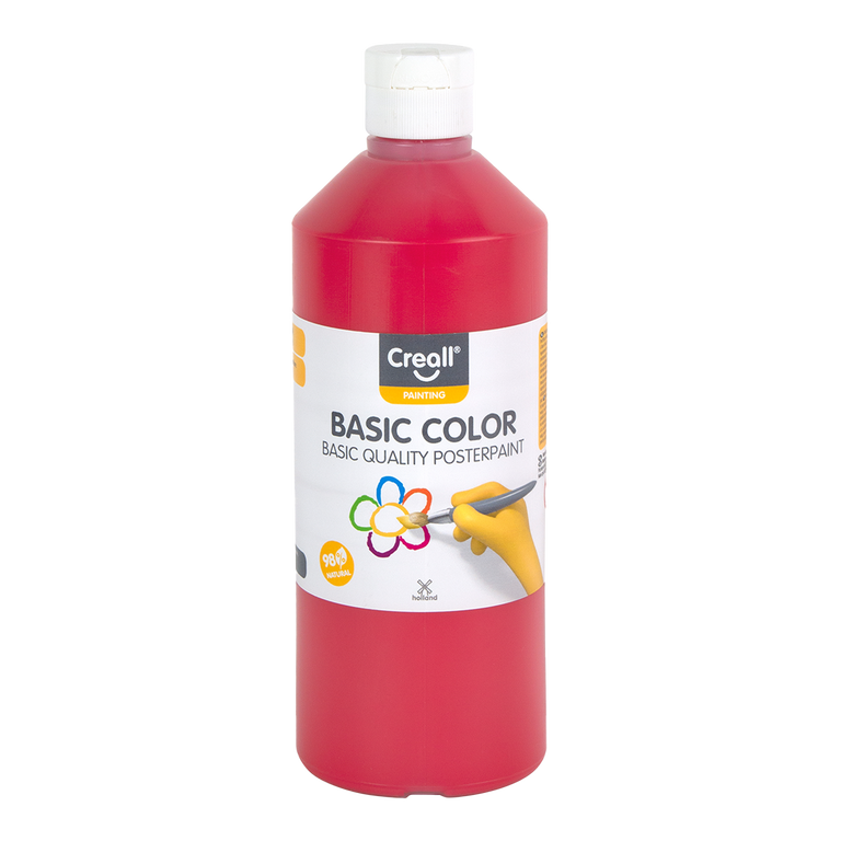 Temperová barva Creall 500 ml - tmavě červená