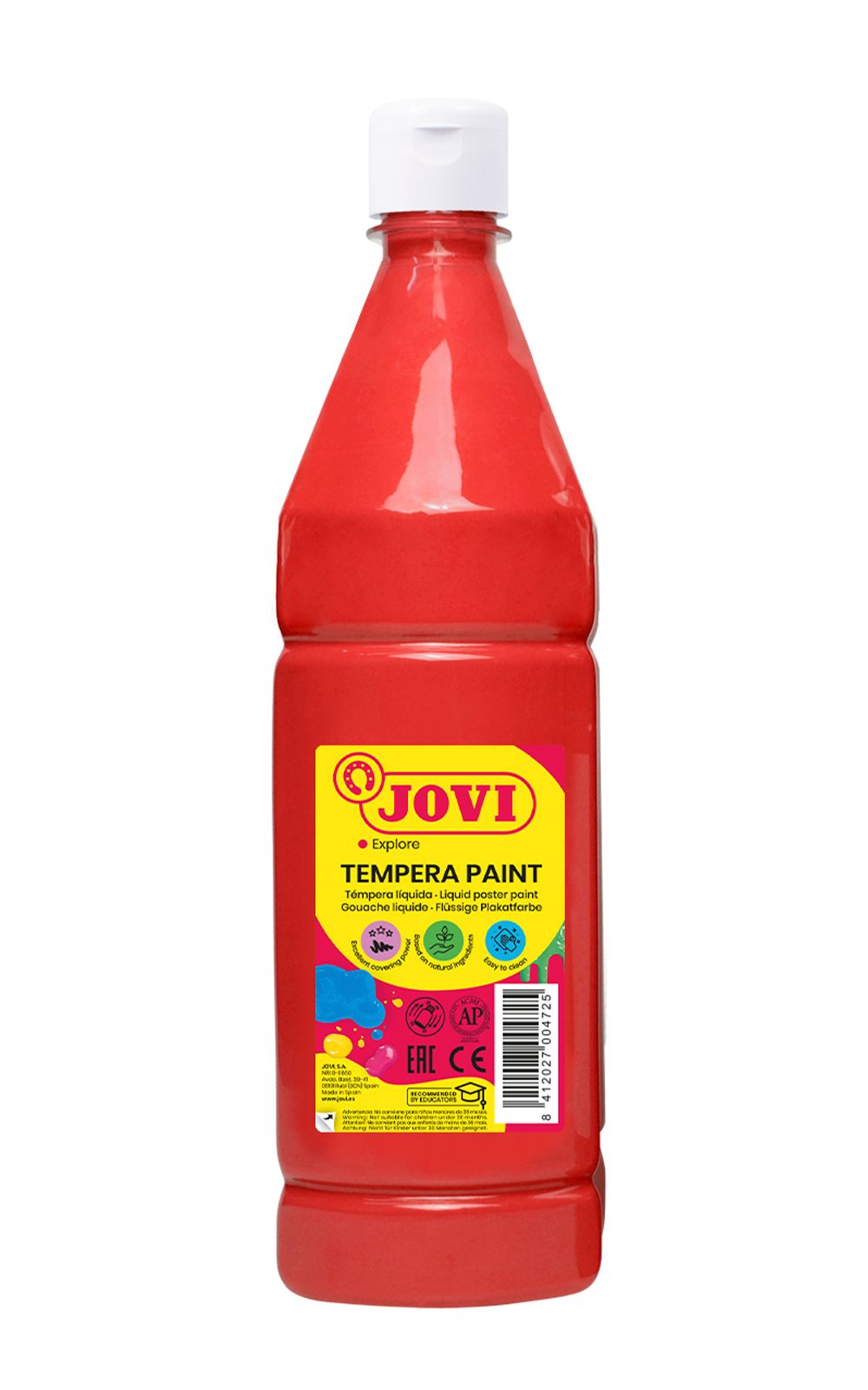 Temperová barva JOVI PREMIUM 1 L - Červená