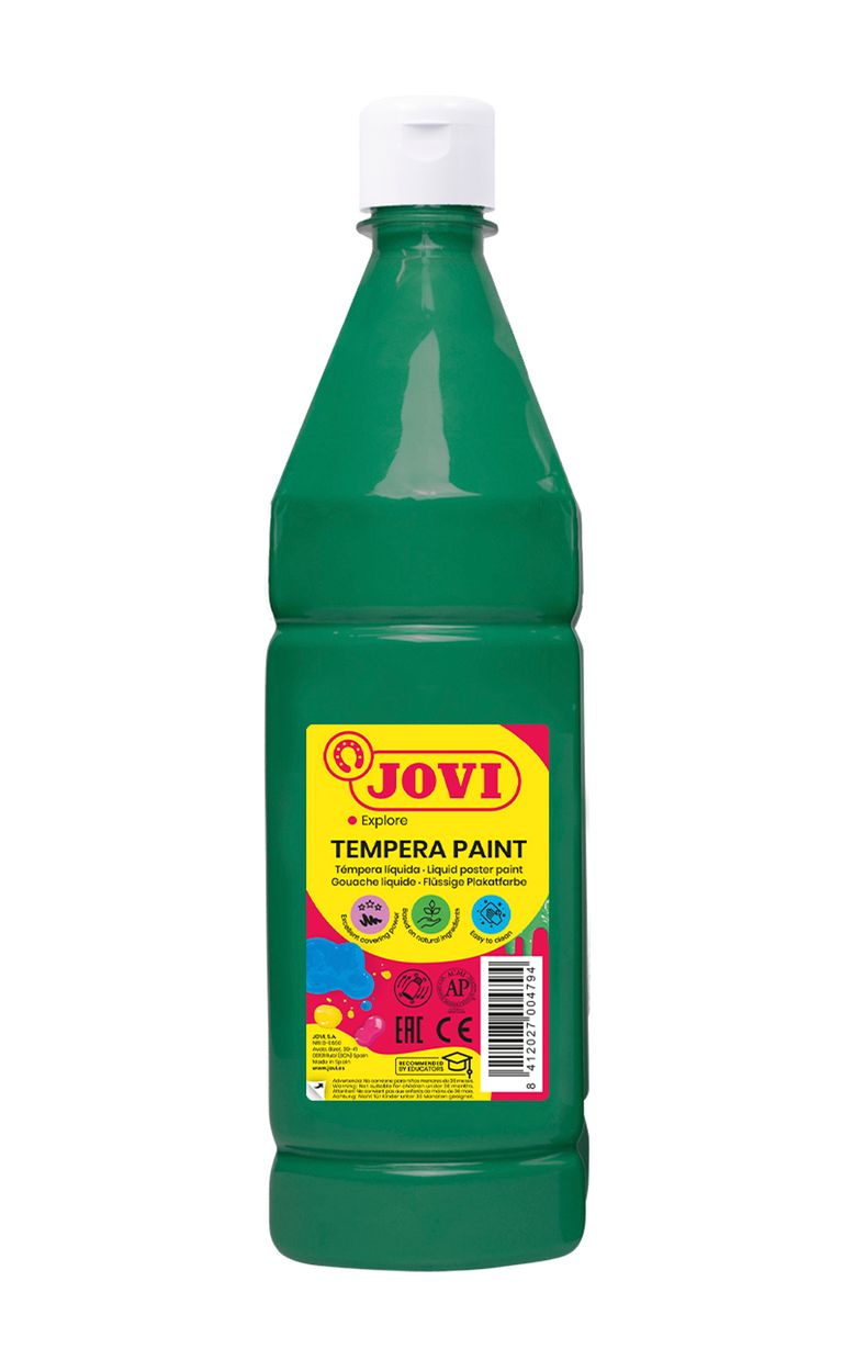Temperová barva JOVI PREMIUM 1 L - Tmavě zelená