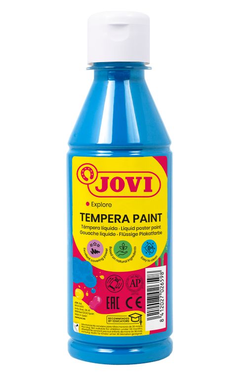 Obrázek produktu: Temperová barva JOVI PREMIUM 250 ml - Modrá