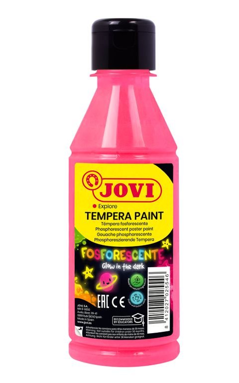 Obrázek produktu: Temperová barva JOVI PREMIUM 250 ml, neonová - Růžová