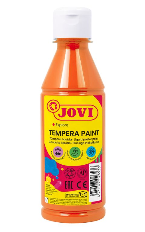 Obrázek produktu: Temperová barva JOVI PREMIUM 250 ml - Oranžová