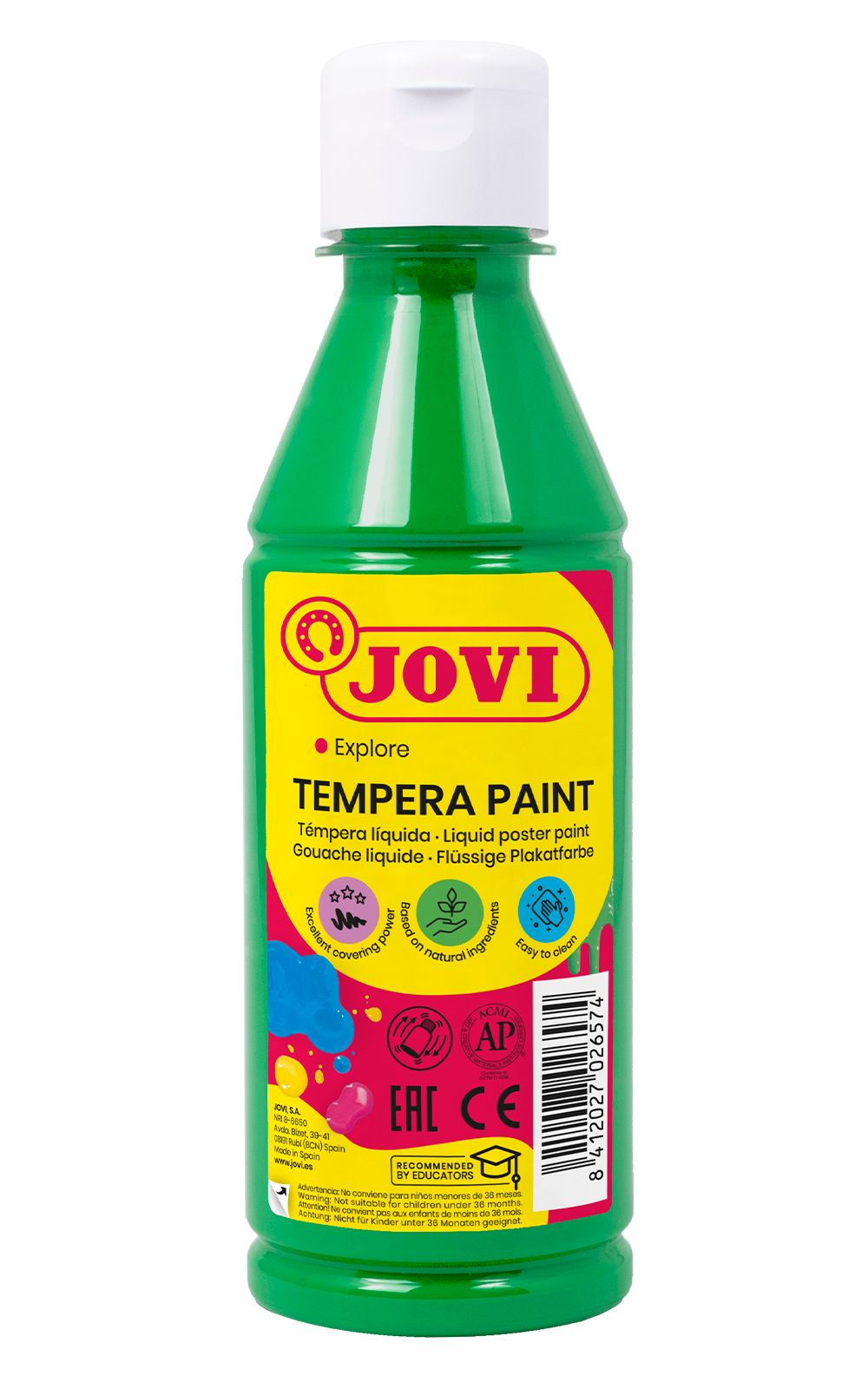 Temperová barva JOVI PREMIUM 250 ml - Zelená